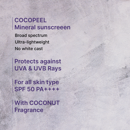 Mineral Sunscreen SPF50 - CocoPeel